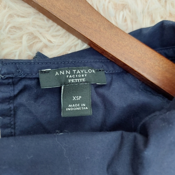 Ann Taylor Petite Top - Size XSP - Dark navy blue - Picture 5 of 11